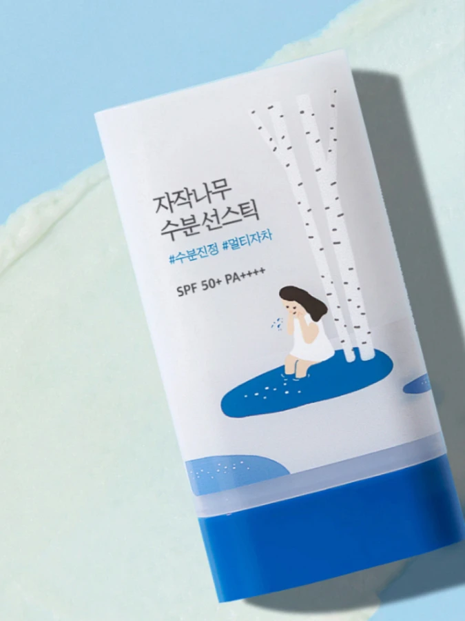 Смягчающий солнцезащитный стик с берёзовым соком Round Lab Birch Juice Moisturizing Sun Stick SPF 50+ PA++++