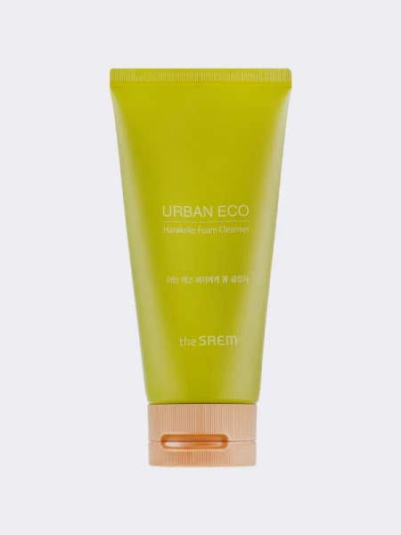 Деликатная пенка для умывания с экстрактом новозеландского льна The Saem Urban Eco Harakeke Foam Cleanser Деликатная пенка для умывания с экстрактом новозеландского льна The Saem Urban Eco Harakeke Foam Cleanser