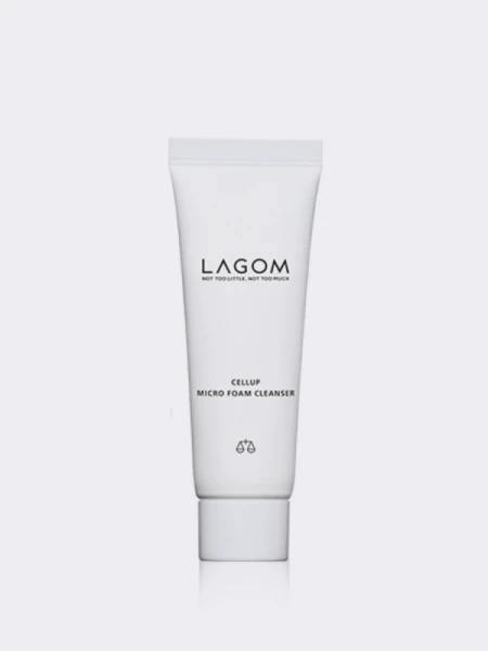 Очищающая пенка для умывания с растительными экстрактами TRAVEL LAGOM Cellup Micro Foam Cleanser Очищающая пенка для умывания с растительными экстрактами TRAVEL LAGOM Cellup Micro Foam Cleanser
