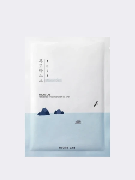 Глубокоувлажняющая тканевая маска с морской водой Round Lab 1025 Dokdo Hydrating Water Gel Mask Sheet