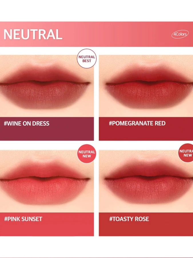 Матовый тинт для губ INGA Blurring Velvet Matte Tint Toasty Rose