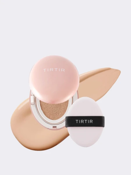 МИНИ Тональный кушон со стойким матовым финишем TIRTIR Mask Fit All-Cover Cushion 21C Cool Ivory МИНИ Тональный кушон со стойким матовым финишем TIRTIR Mask Fit All-Cover Cushion 21C Cool Ivory