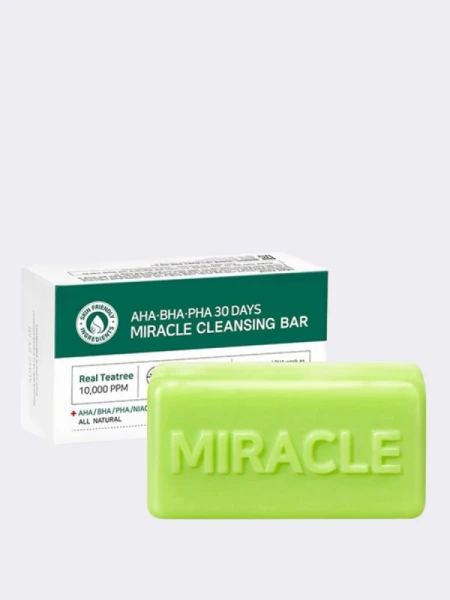 Мыло с кислотами для проблемной кожи Some By Mi AHA-BHA-PHA 30 Days Miracle Cleansing Bar Мыло с кислотами для проблемной кожи Some By Mi AHA-BHA-PHA 30 Days Miracle Cleansing Bar
