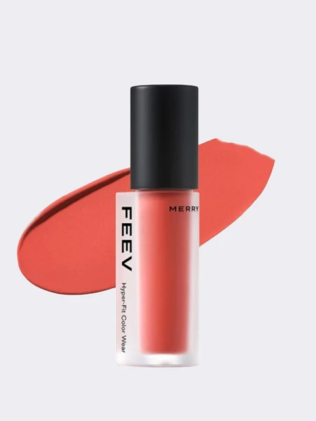 Вельветовый тинт для губ FEEV Hyper-Fit Color Wear Merry Coral