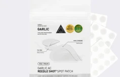 Патчи против воспалений с экзосомами чеснока и микроиглами VT Garlic AC Reedle Shot Spot Patch