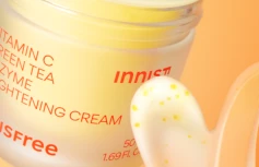 Осветляющий крем для лица с витамином С и энзимами innisfree Vita C Green Tea Brightening Cream