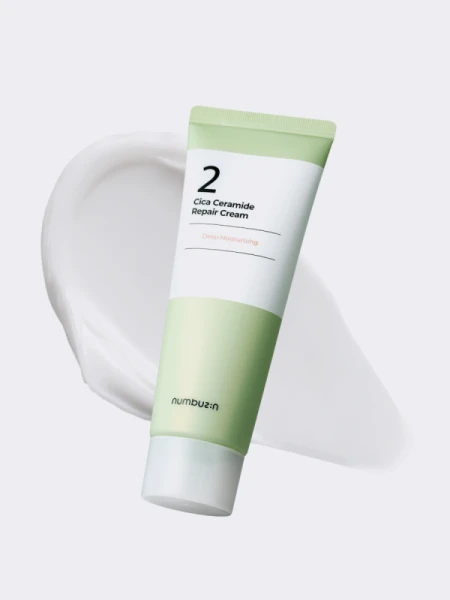 Успокаивающий крем для лица с центеллой и керамидами Numbuzin No.2 Cica Ceramide Repair Cream Успокаивающий крем для лица с центеллой и керамидами Numbuzin No.2 Cica Ceramide Repair Cream