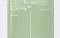Освежающая гидрогелевая маска с экстрактом водорослей Biodance Refreshing Sea Kelp Real Deep Mask