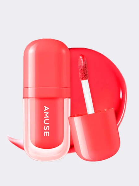 Глянцевый тинт-плампер для губ AMUSE Bebe Tint 04 Apple Like