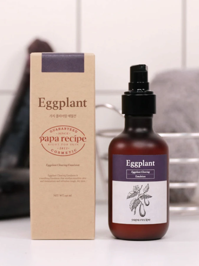 Успокаивающая эмульсия для лица с экстрактом баклажана Papa Recipe Eggplant Clearing Emulsion Успокаивающая эмульсия для лица с экстрактом баклажана Papa Recipe Eggplant Clearing Emulsion