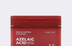 Успокаивающие тонер-диски с экзосомами и азелаиновой кислотой VT Az Care Toner Pad