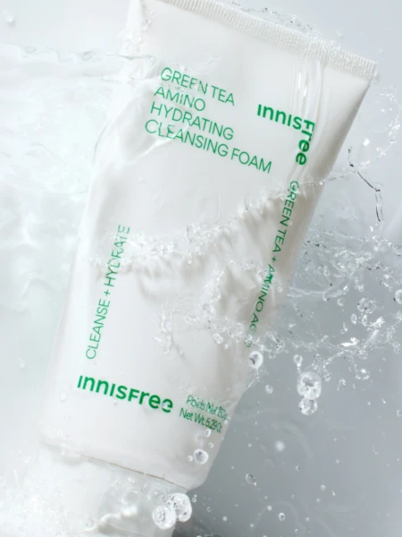 Пенка для умывания экстрактом зеленого чая и аминокислотами innisfree Green Tea Amino Hydrating Cleansing Foam Пенка для умывания экстрактом зеленого чая и аминокислотами innisfree Green Tea Amino Hydrating Cleansing Foam