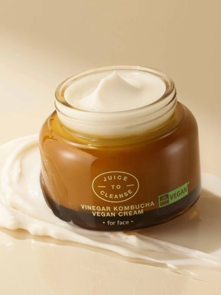 Увлажняющий крем для лица с экстрактом комбучи Juice To Cleanse Vinegar Kombucha Cream Увлажняющий крем для лица с экстрактом комбучи Juice To Cleanse Vinegar Kombucha Cream