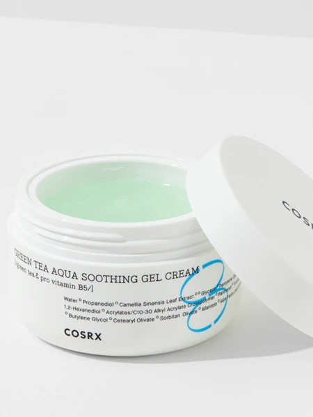 Успокаивающий гель-крем с зелёным чаем COSRX Green Tea Aqua Soothing Gel Cream