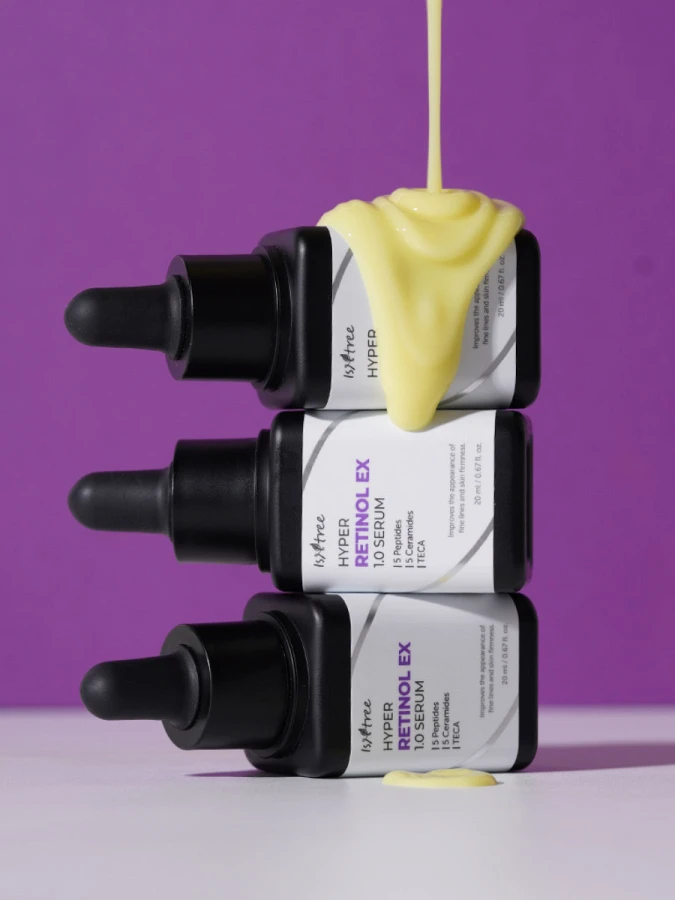 Обновляющая сыворотка для лица с ретинолом и бакучиолом IsNtree Hyper Retinol EX 1.0 Serum