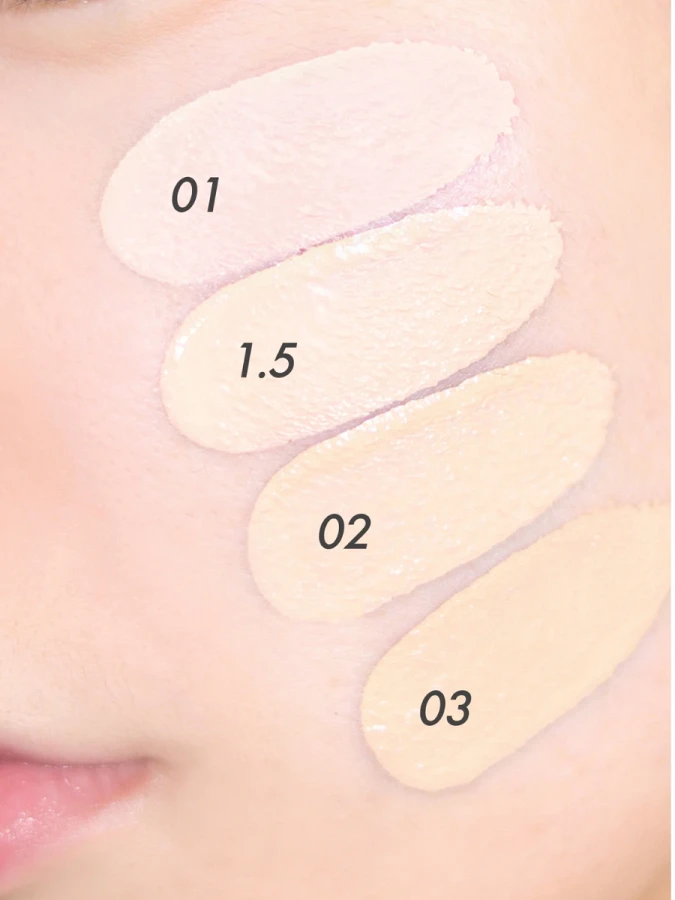 Тональное средство с полуматовым финишем AMUSE Ceramic Skin Perfector Cushion 1.5 Natural