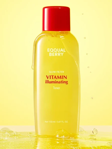 Осветляющий тонер с экстрактом ацеролы и ниацинамидом EQQUALBERRY Vitamin illuminating Toner