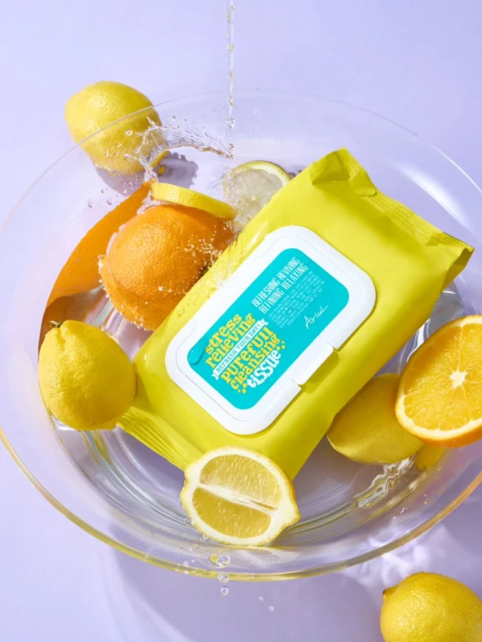 Мягкие очищающие салфетки для снятия макияжа Ariul Stress Relieving Purefull Cleansing Tissue