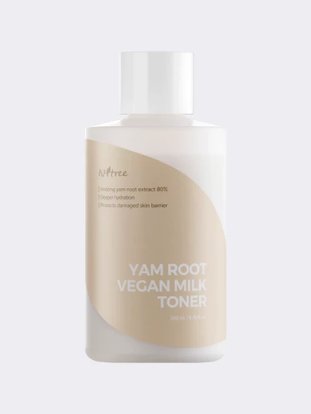 Питательный молочный тонер для лица с экстрактом корня ямса IsNtree Yam Root Vegan Milk Toner Питательный молочный тонер для лица с экстрактом корня ямса IsNtree Yam Root Vegan Milk Toner