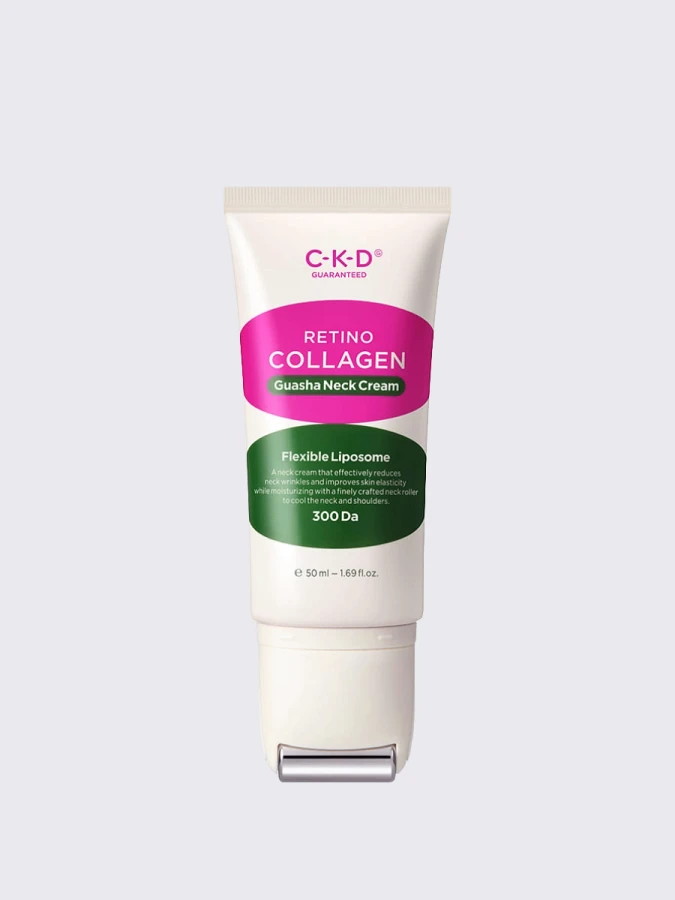 Разглаживающий крем-роллер с ретиналем для шеи CKD Retino Collagen Small Molecule 300 Guasha Neck Cream