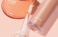Кремовые румяна в коралловом оттенке AMUSE Soft Cream Cheek 04 Shimmer Marmalade