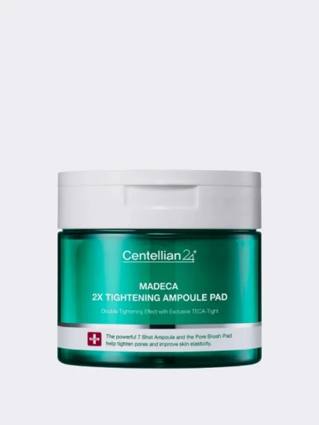 Восстанавливающие тонер-пэды с мадекассовой кислотой Centellian24 Madeca Double Tightening Ampoule Pad