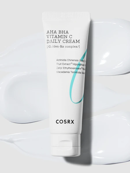 Освежающий крем для лица с кислотами и витамином С COSRX Refresh AHA BHA VITAMIN C Daily Cream Освежающий крем для лица с кислотами и витамином С COSRX Refresh AHA BHA VITAMIN C Daily Cream
