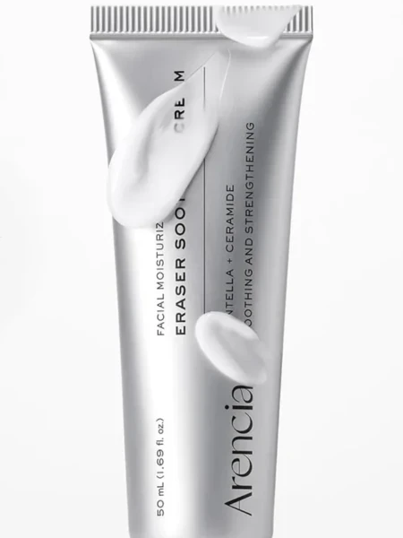 Успокаивающий крем для лица с экстрактом центеллы и керамидами Arencia Eraser Soothing Cream
