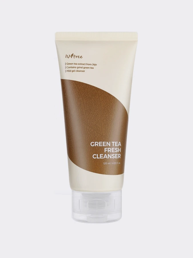 Освежающая гель-пенка для умывания с экстрактом зеленого чая IsNtree Green Tea Fresh Cleanser