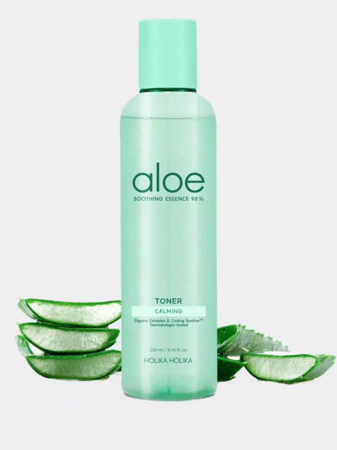 Смягчающий тонер с экстрактом алоэ вера Holika Holika Aloe Soothing Essence 98% Toner