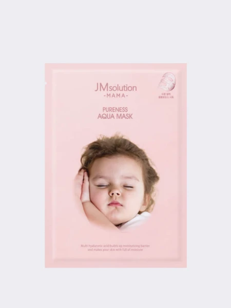 Тканевая маска для увлажнения кожи лица JMsolution MAMA Pureness Aqua Mask Тканевая маска для увлажнения кожи лица JMsolution MAMA Pureness Aqua Mask