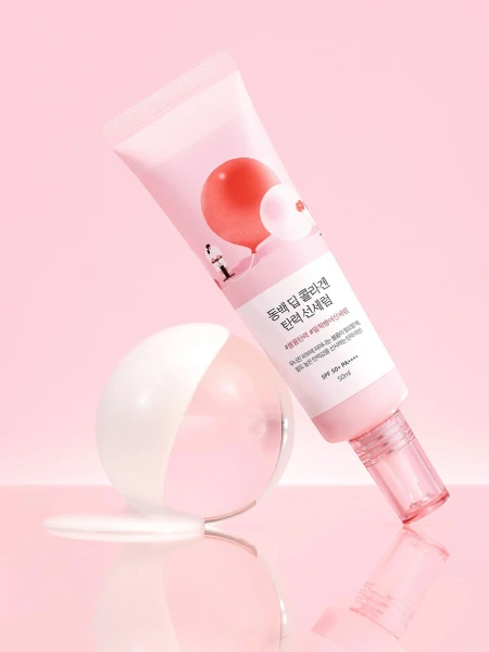 Солнцезащитный флюид с экстрактом камелии Round Lab Camellia Deep Collagen Firming Sun Serum SPF50+ PA++++ Солнцезащитный флюид с экстрактом камелии Round Lab Camellia Deep Collagen Firming Sun Serum SPF50+ PA++++