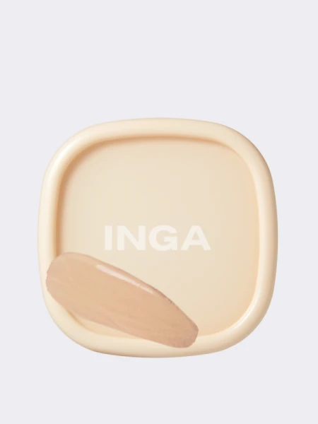Тональный кушон для лица с сияющим финишем INGA Water Glow Daily Cushion 23N Medium Beige