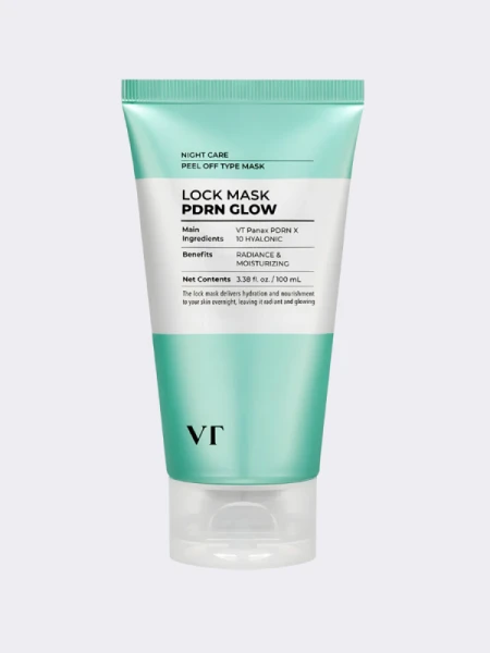 Увлажняющая ночная маска-плёнка с ПДРН для сияния кожи VT PDRN Glow Lock Mask
