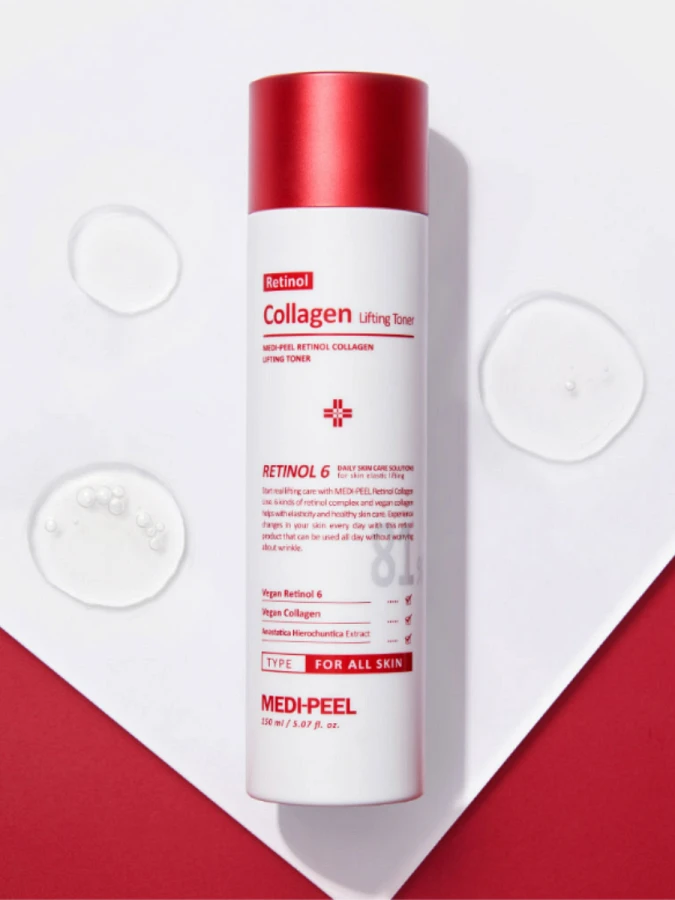 Разглаживающий лифтинг-тонер с ретинолом и коллагеном MEDI-PEEL Retinol Collagen Lifting Toner