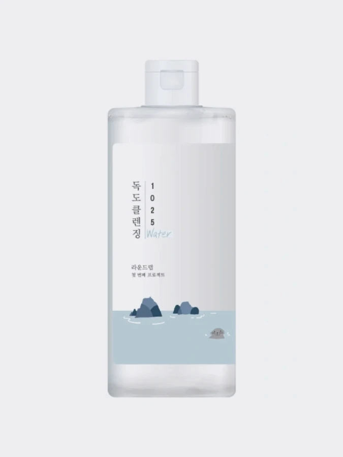 Очищающая вода для снятия макияжа с морской водой Round Lab 1025 Dokdo Cleansing Water