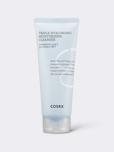 Очищающая пенка с комплексом гиалуроновой кислоты Cosrx Hydrium Triple Hyaluronic Moisturizing Cleanser Очищающая пенка с комплексом гиалуроновой кислоты Cosrx Hydrium Triple Hyaluronic Moisturizing Cleanser