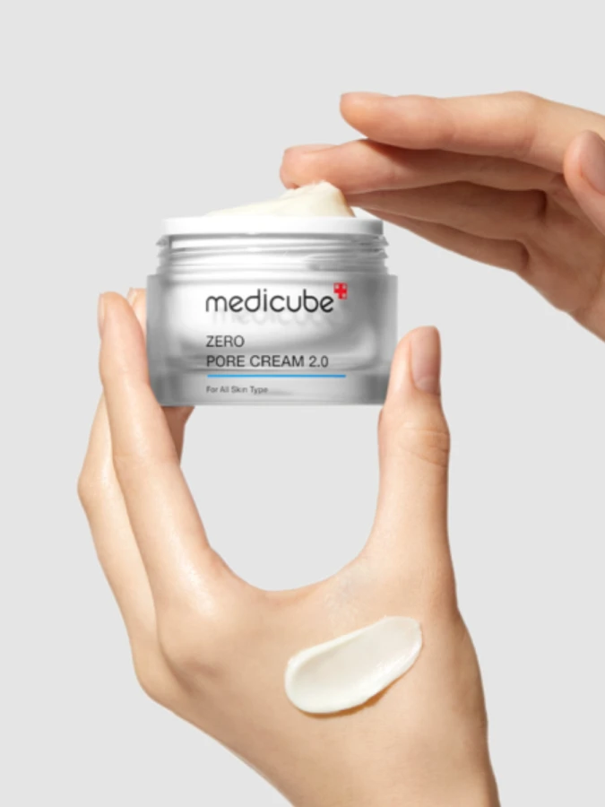 Увлажняющий крем для сужения пор с гиалуроновой кислотой Medicube Zero Pore Cream 2.0