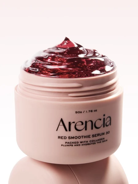 Укрепляющая сыворотка-желе с коллагеном и ниацинамидом Arencia Fresh Red Smoothie Serum 30