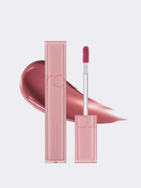 Лёгкий глянцевый тинт в кремово-лиловом оттенке rom&nd DEWY·FUL Water Tint 13 Custard Mauve