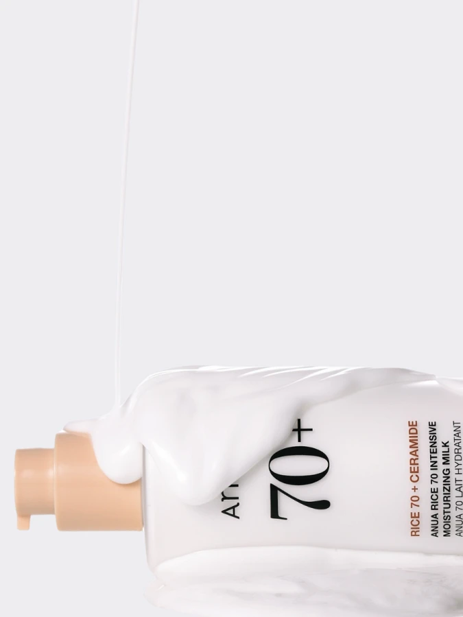 Интенсивное увлажняющее молочко-эмульсия с рисовым экстрактом и керамидами ANUA Rice 70 Intensive Moisturizing Milk