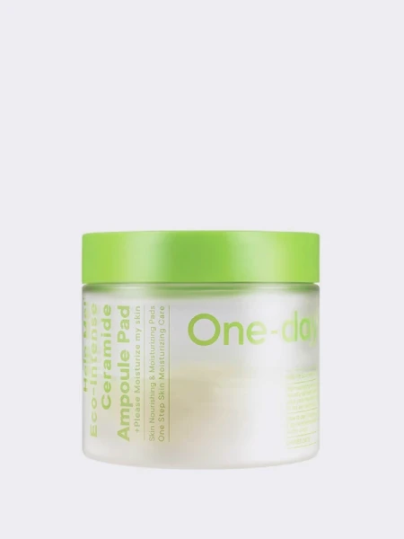 Укрепляющие ампульные тонер-пэды с керамидами One-Day's You Help Me Eco-Intense Ceramide Ampoule Pad