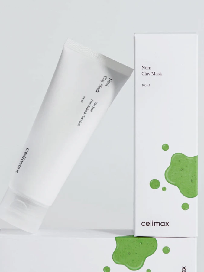 Освежающая глиняная маска для лица с экстрактом нони Celimax The Real Noni Refresh Clay Mask