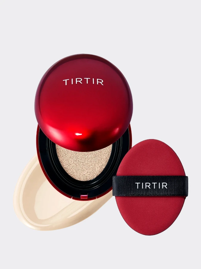 Тональный кушон с полуматовым финишем TIRTIR Mask Fit Red Cushion 13N Fair Ivory