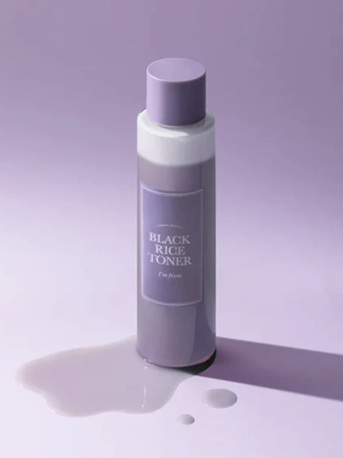 Двухфазный успокаивающий тонер с экстрактом черного риса I'm from Black Rice Toner