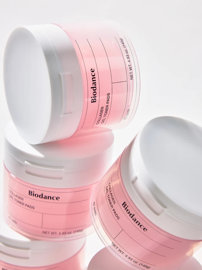 Увлажняющие гелевые тонер-диски для лица с коллагеном Biodance Collagen Gel Toner Pads