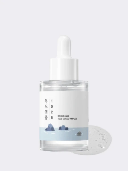 Увлажняющая сыворотка для лица с морской водой Round Lab 1025 Dokdo Ampoule
