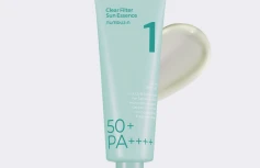 Успокаивающий солнцезащитный флюид Numbuzin No.1 Clear Filter Sun Essence SPF50+ PA++++