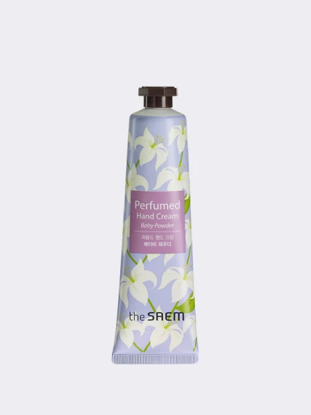 Насыщенный крем для рук с пудровым ароматом The Saem Perfumed Hand Cream Baby Powder Насыщенный крем для рук с пудровым ароматом The Saem Perfumed Hand Cream Baby Powder