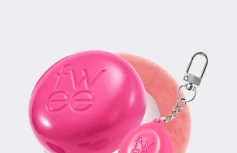 Набор: оттеночное суфле + брелок fwee Lip&Cheek Blurry Pudding Pot Keyring Set PK02 Skirt
